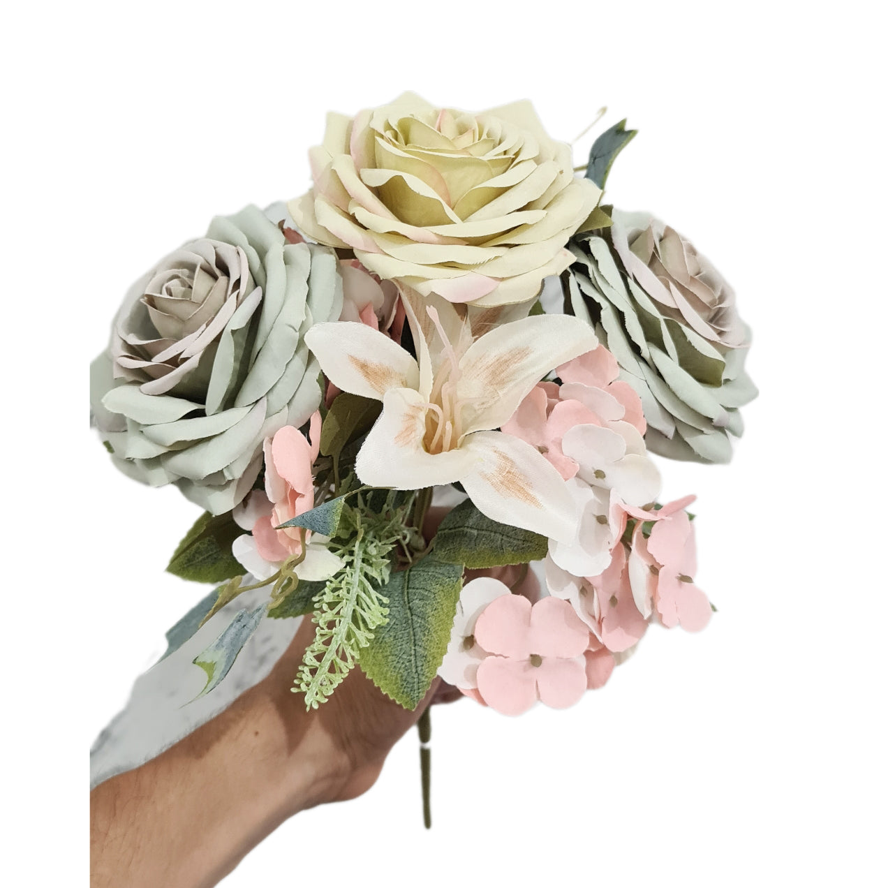 Bouquet Ramo con 3 Rosas y 3 Lilis - CL001