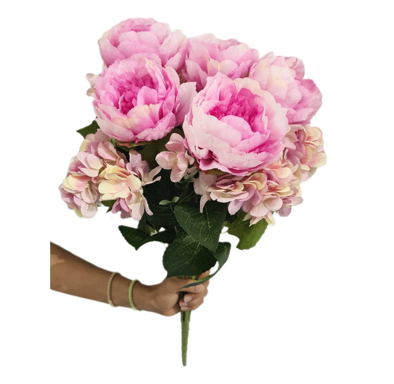 Bouquet Ramo Grande con 5 Peonias y 5 Hortensias - CL005