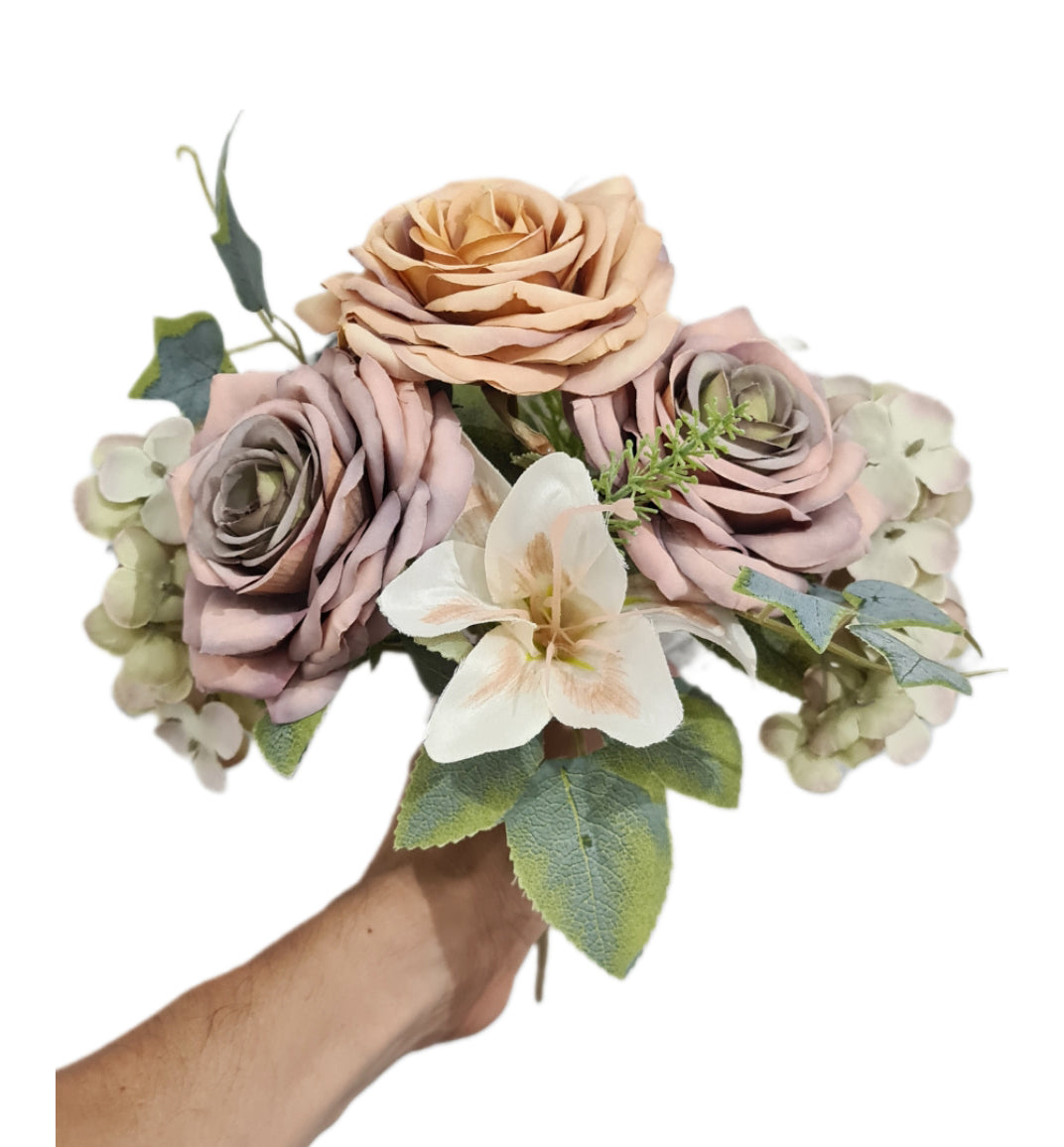 Bouquet Ramo con 3 Rosas y 3 Lilis - CL001