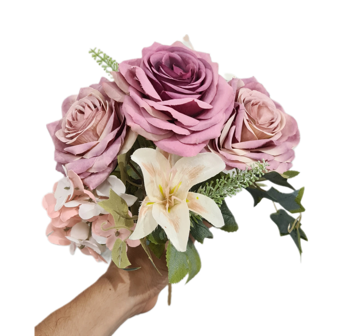 Bouquet Ramo con 3 Rosas y 3 Lilis - CL001