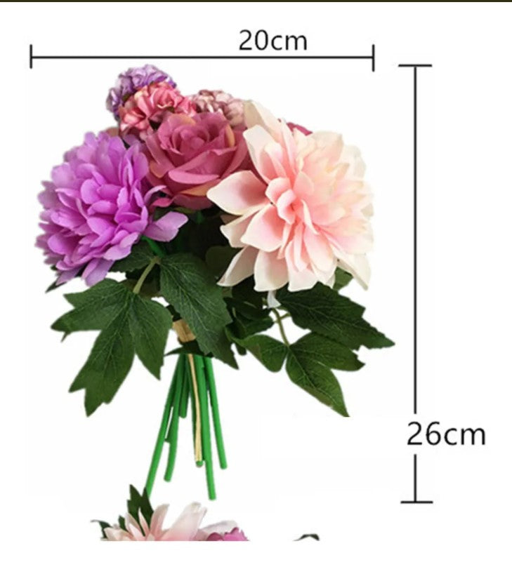 Bouquet Dalias y Crisantemos YBL011